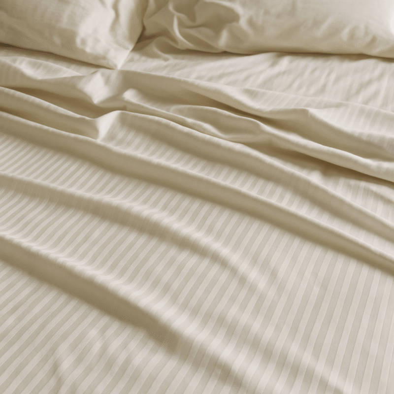 Drap plat 100% Coton satine de 300 fils