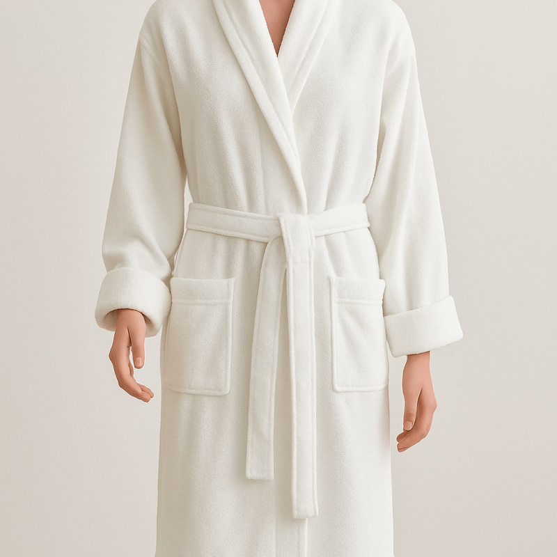 Peignoir de bain velour 450g/m² 100% Coton