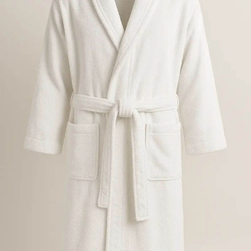 Peignoir de bain éponge 500g Confort et légèreté