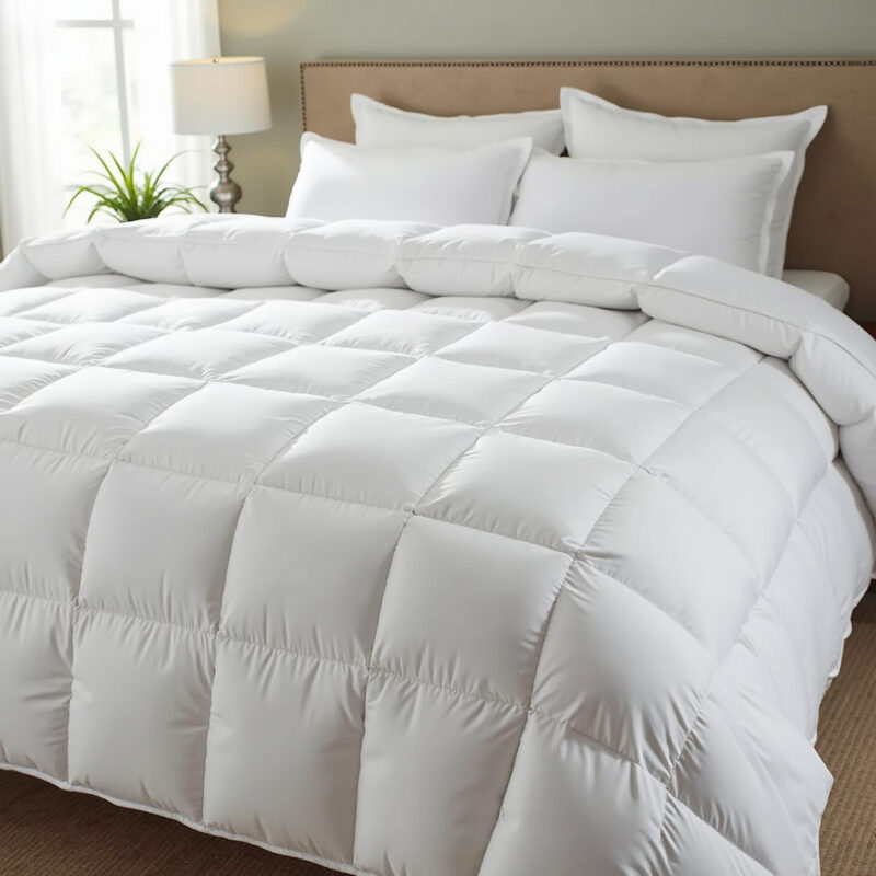 Couette 4 Saisons en Microfibres Effet Duvet – Adaptabilité et Confort Modulable