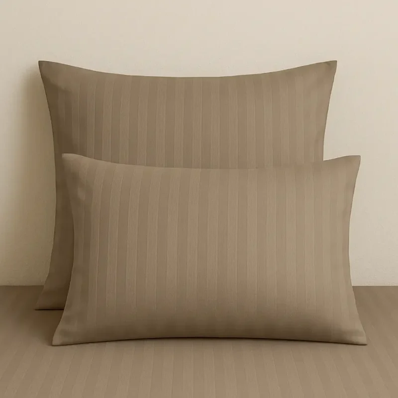 Taie d’oreiller Simple 100% Coton satine 300 fils