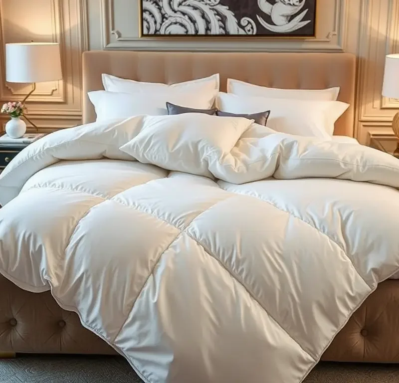 Couette 600g en Polycoton ou Coton Percal – Luxe et Confort Absolu